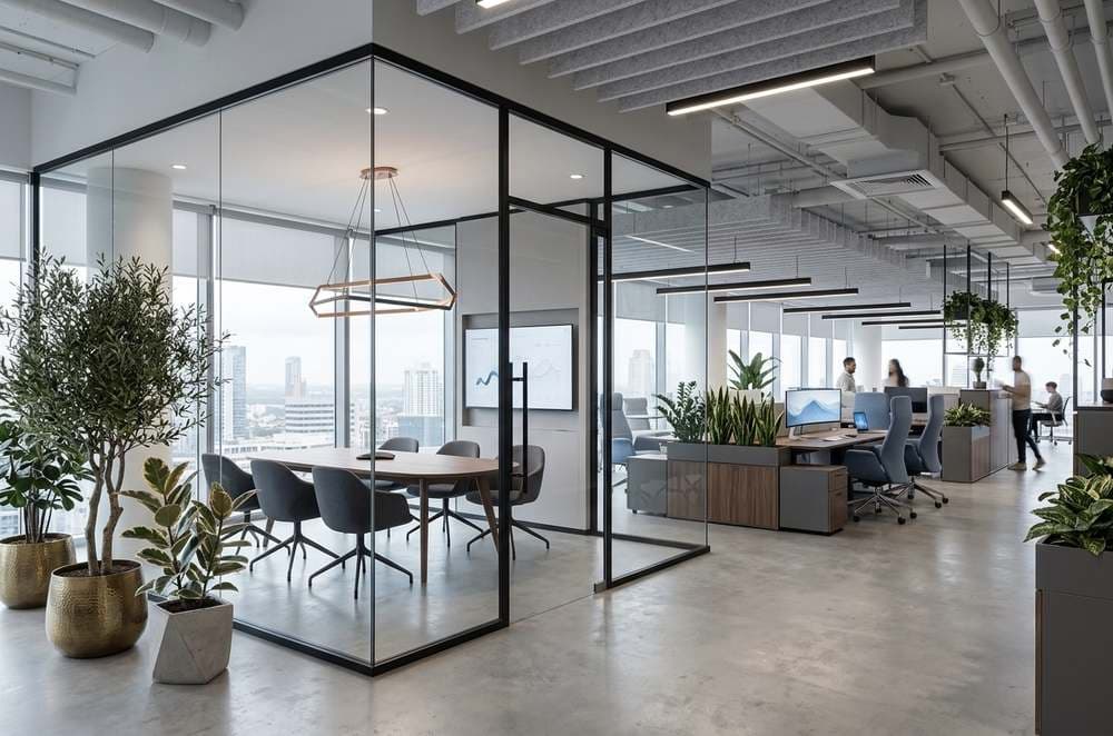 Modern commercial office interior